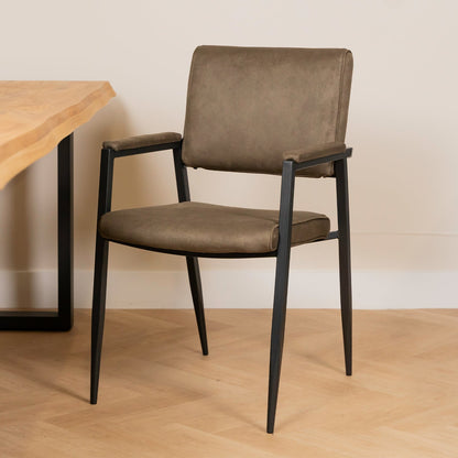 Eetkamerstoel Bodie | Microvezel | Magazijn leegverkoop