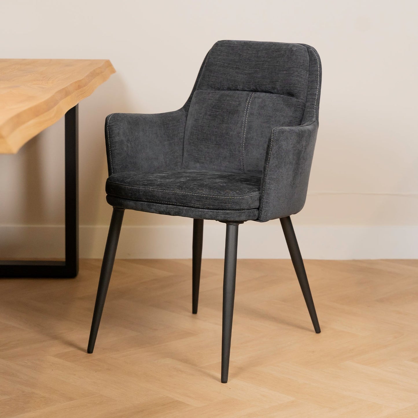 Eetkamerstoel Donna | Miami black