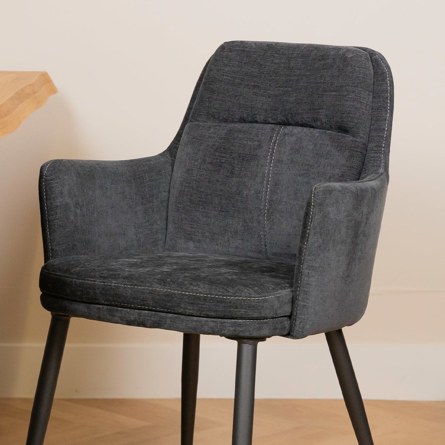 Eetkamerstoel Donna | Miami black