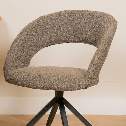 Eetkamerstoel Yara | Bouclé | Magazijn leegverkoop