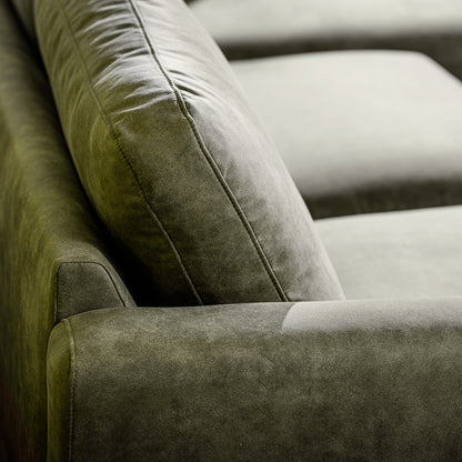 Hoekbank Manson | Groen Savannah | Longchair L+R