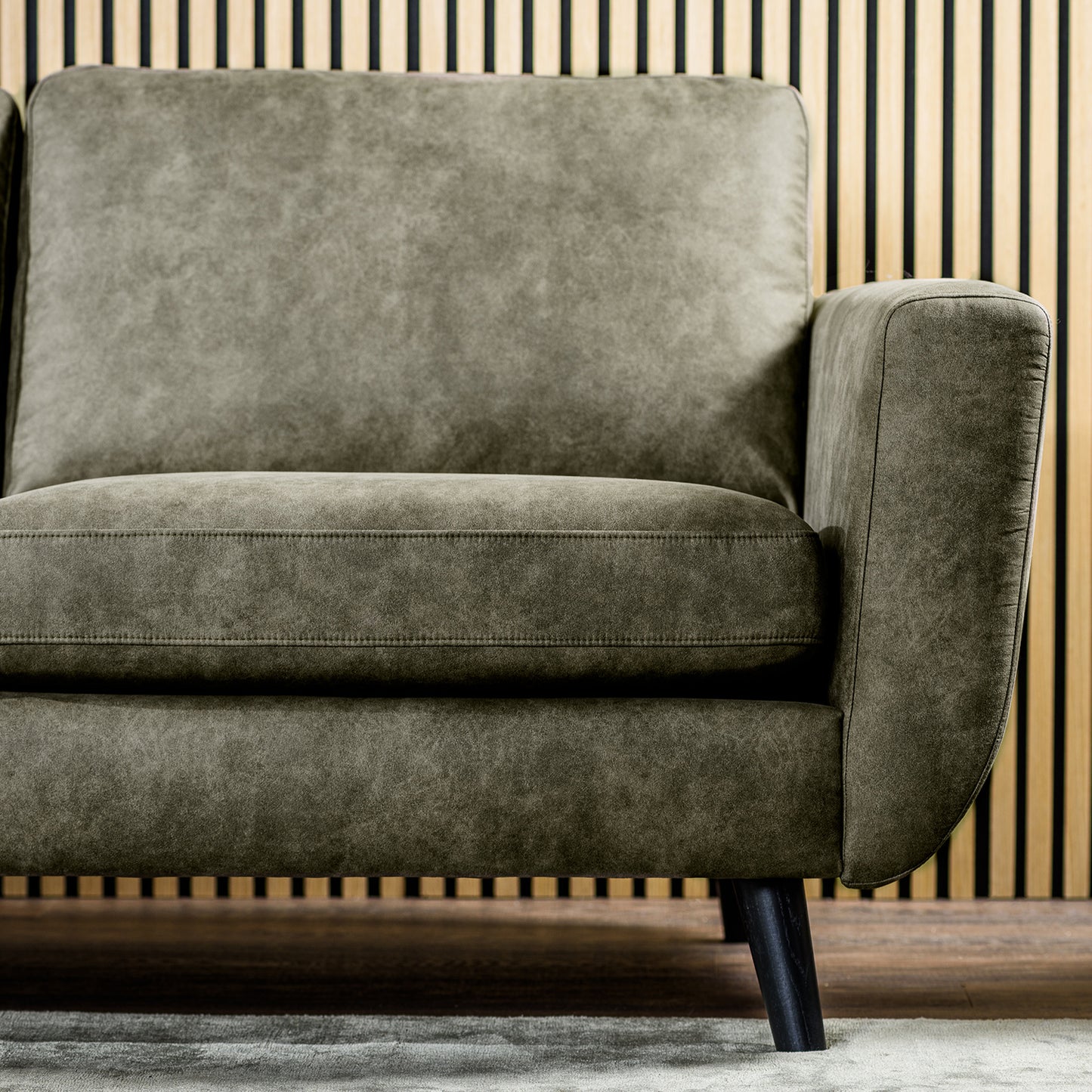 Hoekbank Manson | Groen Savannah | Longchair L+R