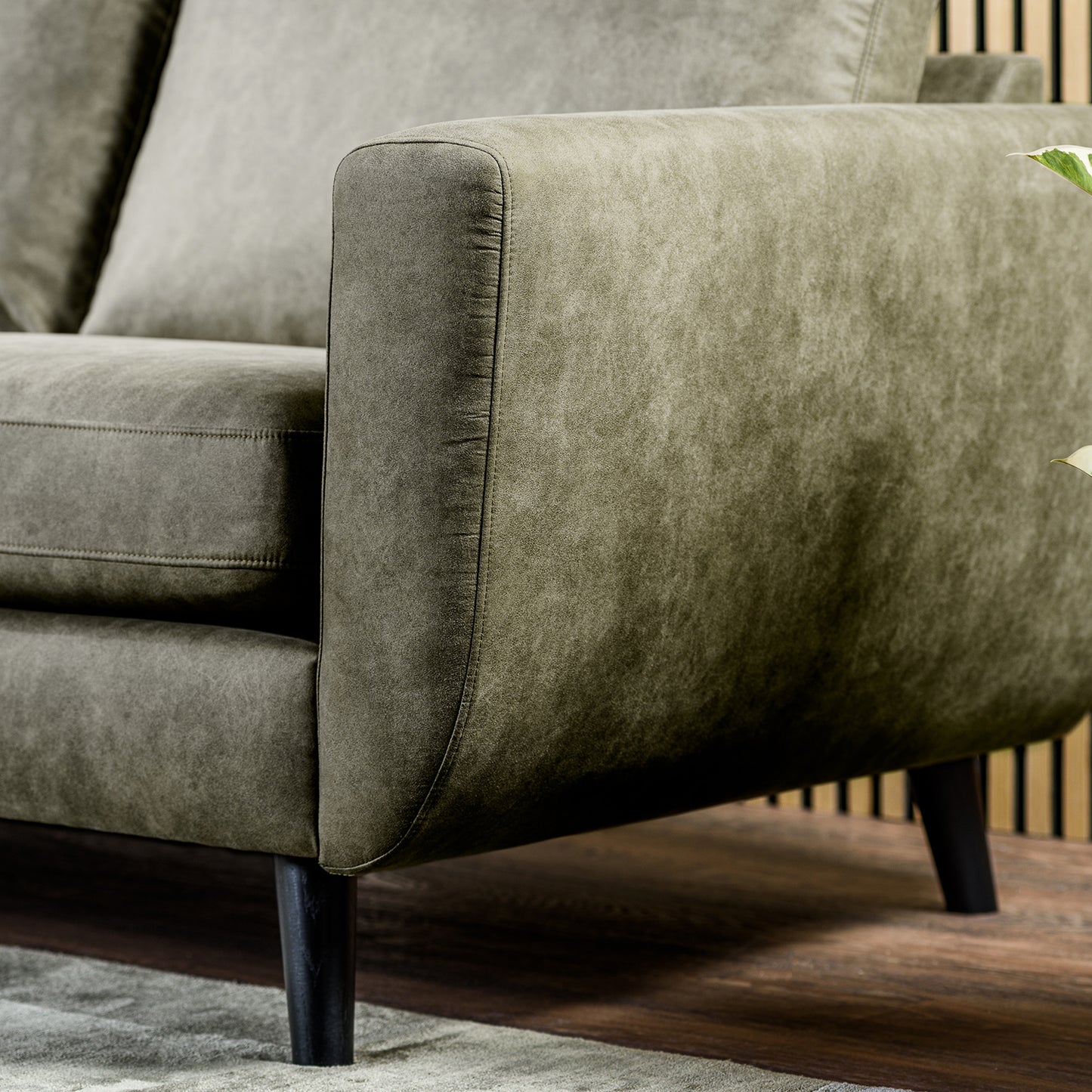 Hoekbank Manson | Groen Savannah | Longchair L+R