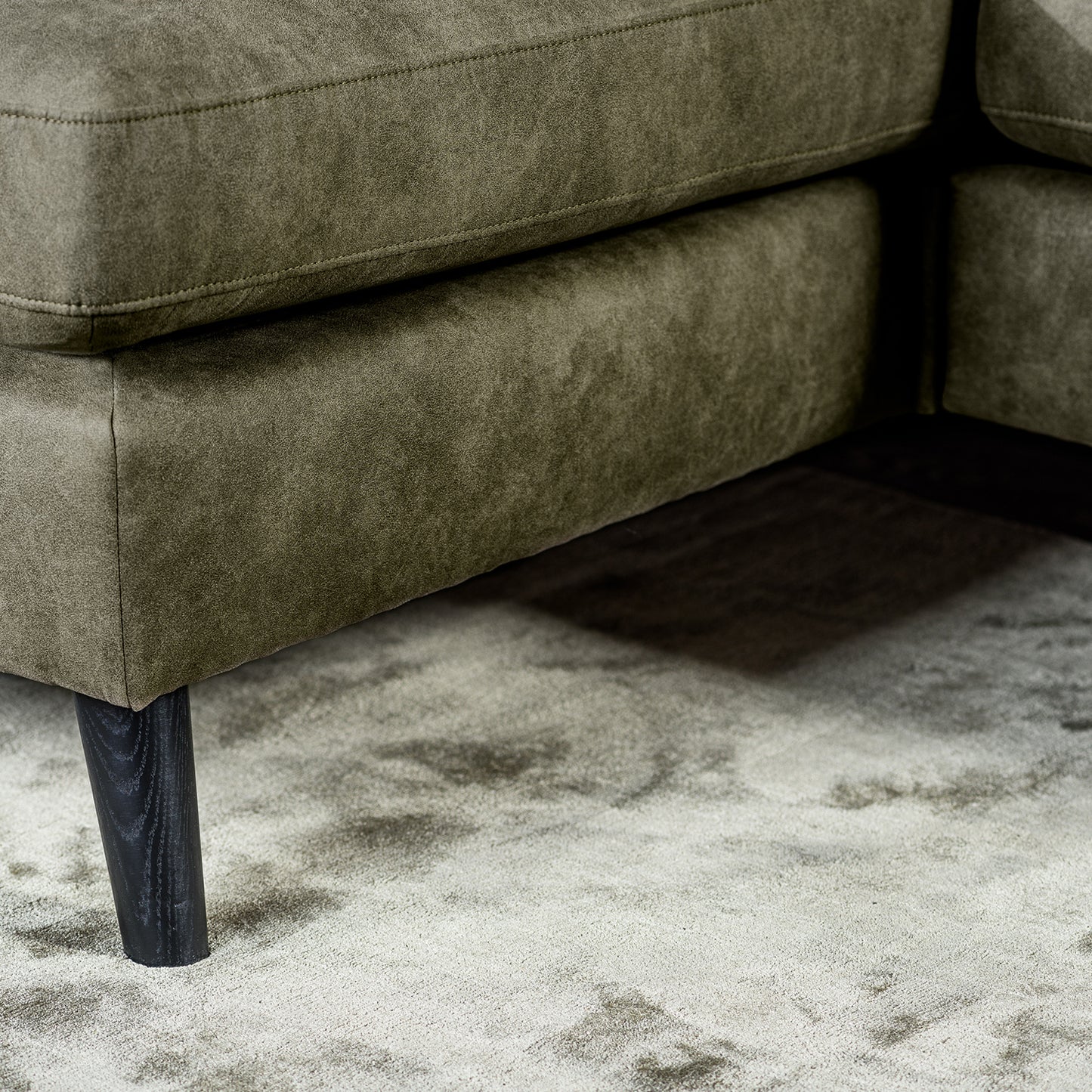 Hoekbank Manson | Groen Savannah | Longchair L+R