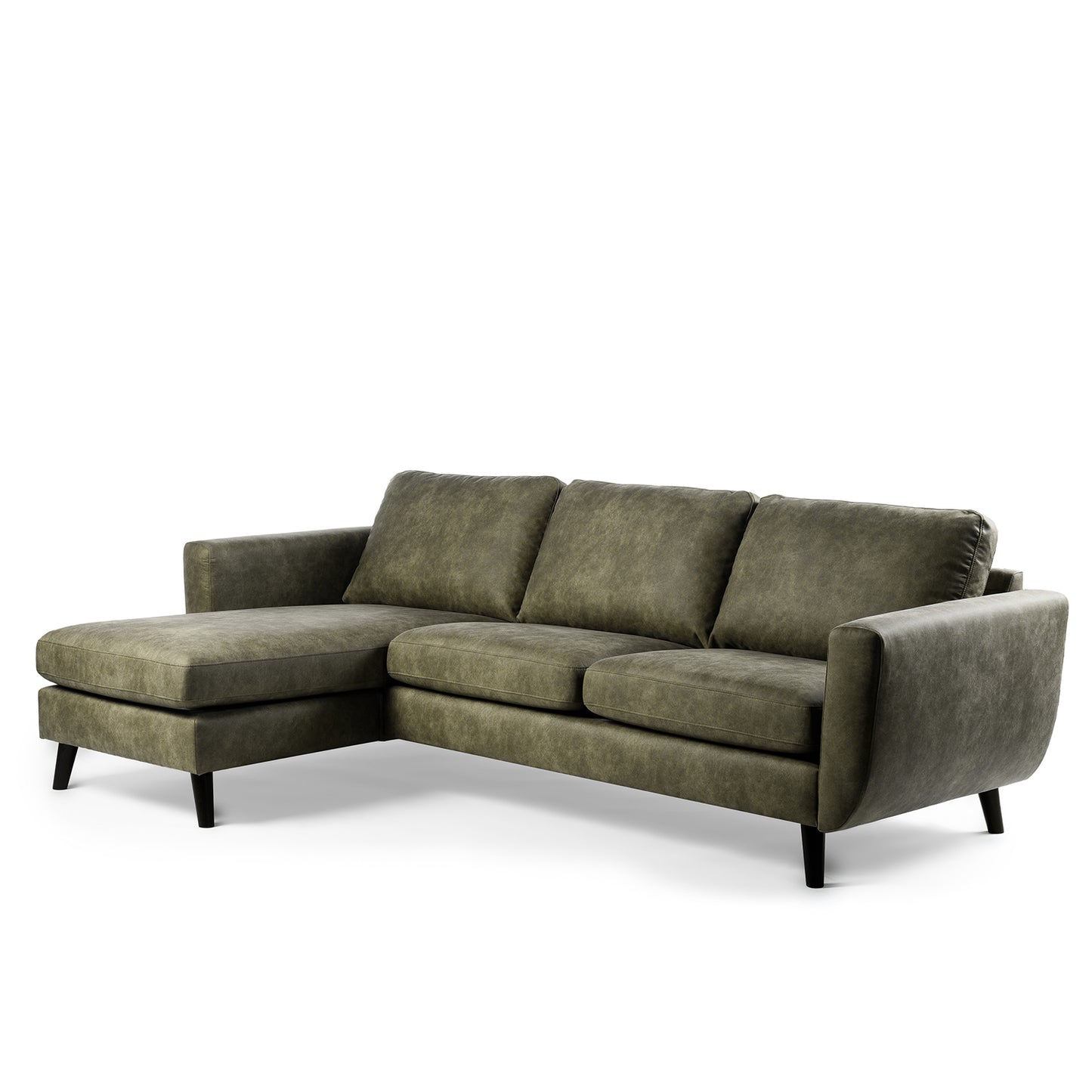 Hoekbank Manson | Groen Savannah | Longchair L+R