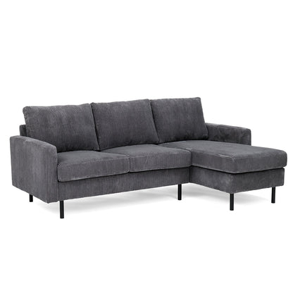 Hoekbank Auckland | Ribcord | Longchair L+R