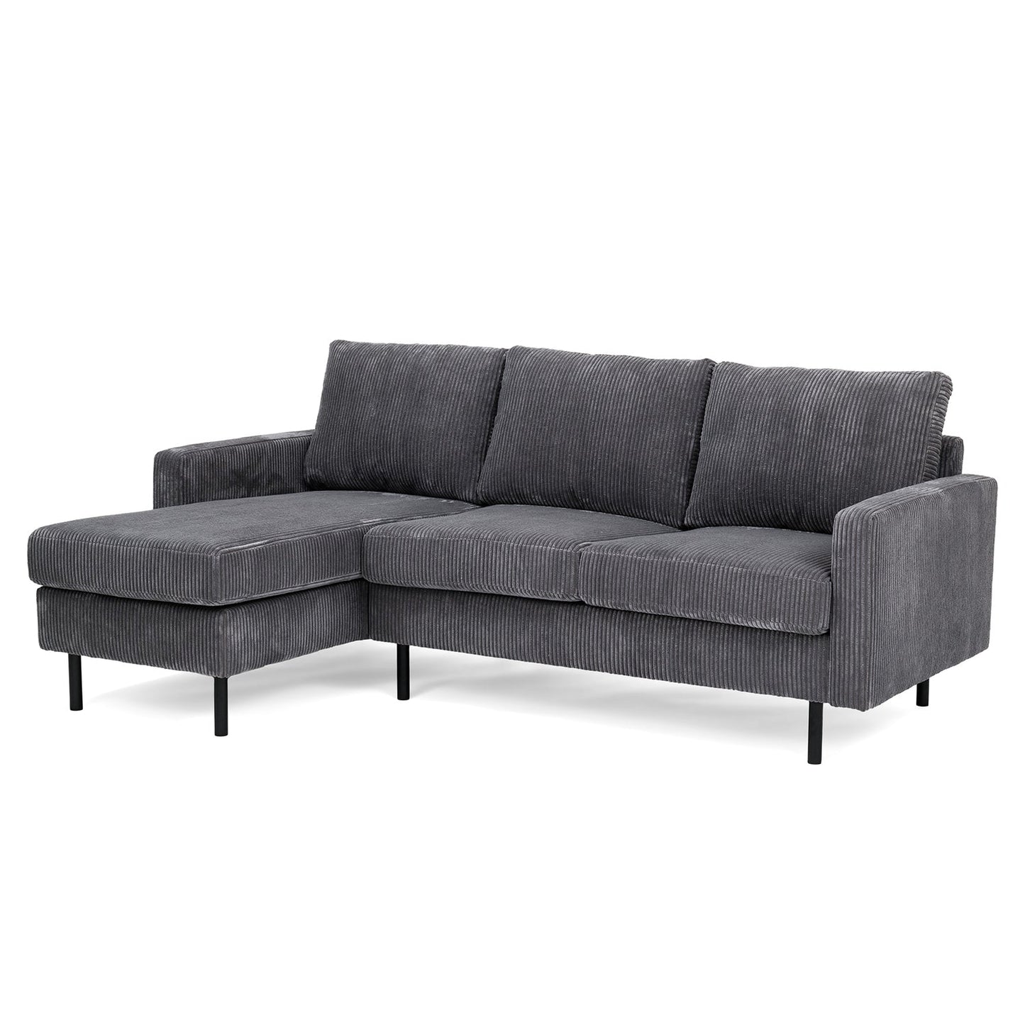 Hoekbank Auckland | Ribcord | Longchair L+R
