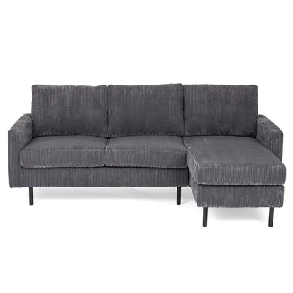 Hoekbank Auckland | Ribcord | Longchair L+R