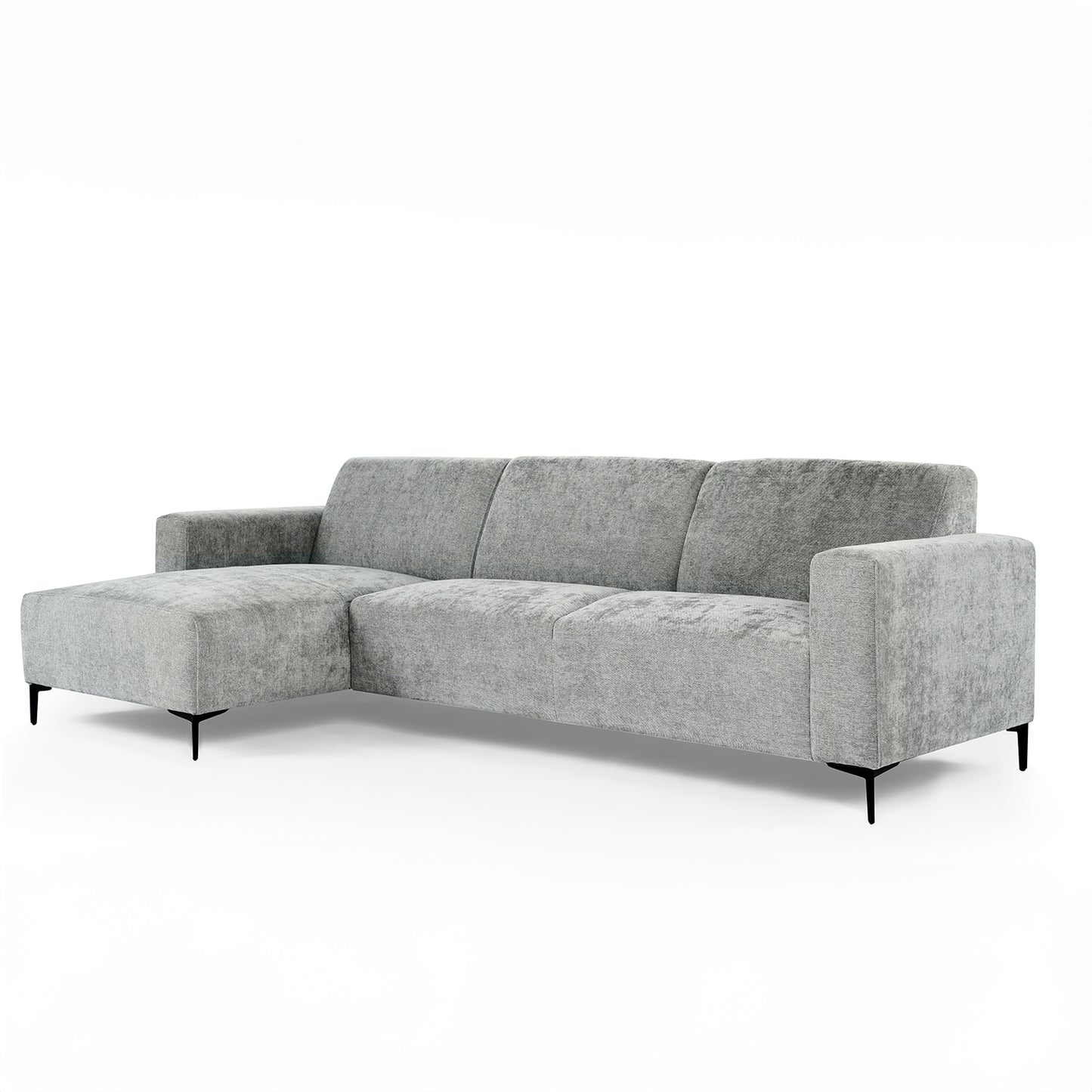 Hoekbank Harvard | Grijs Rowan | Magazijn leegverkoop