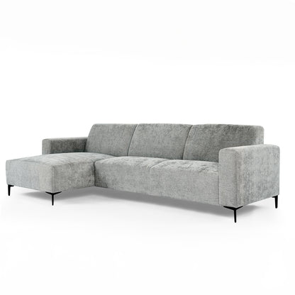 Hoekbank Harvard | Grijs Rowan | Magazijn leegverkoop