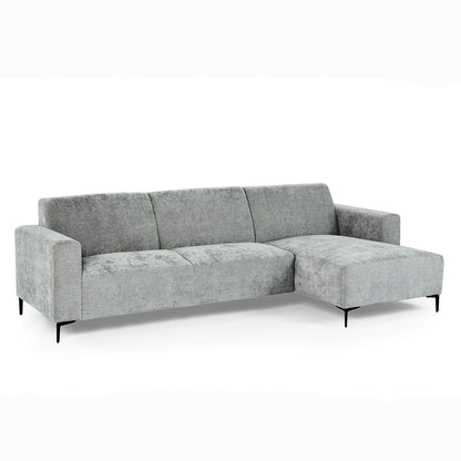 Hoekbank Harvard | Grijs Rowan | Magazijn leegverkoop