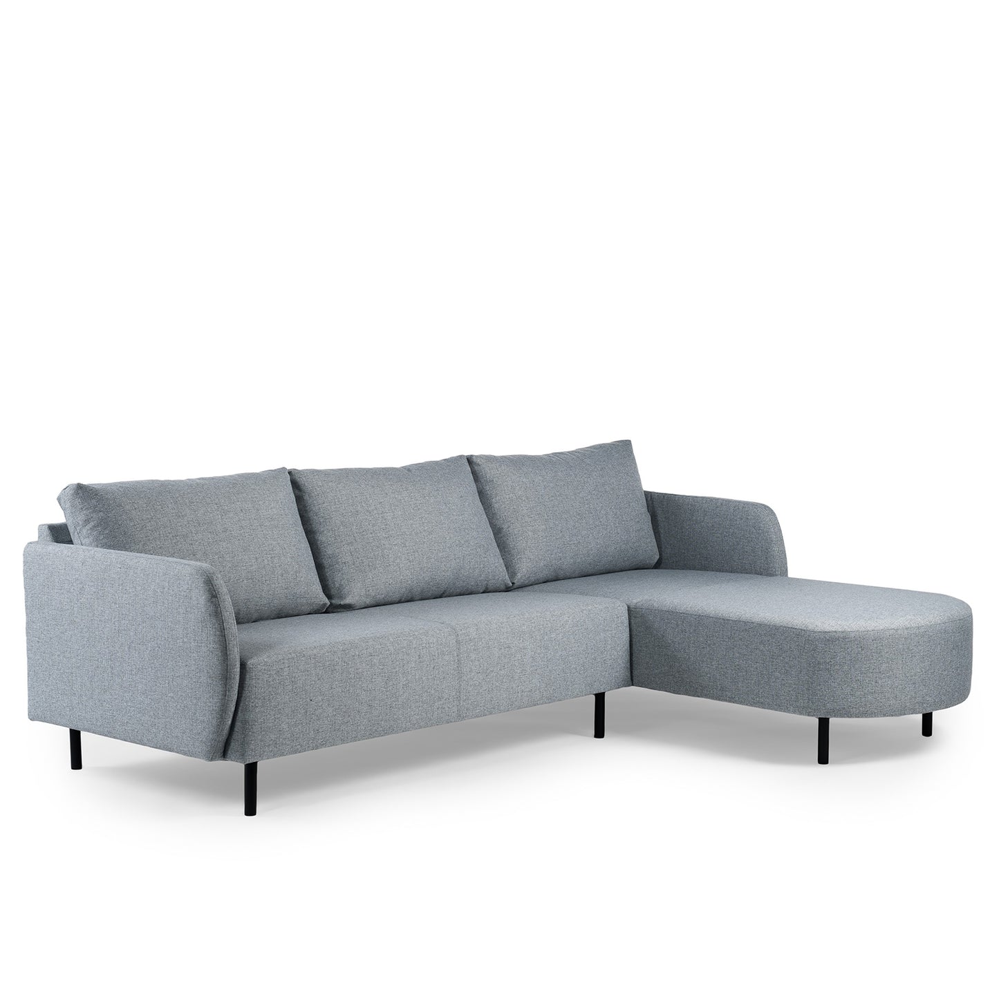 Hoekbank Rogers | Grijs Urban | Longchair L+R