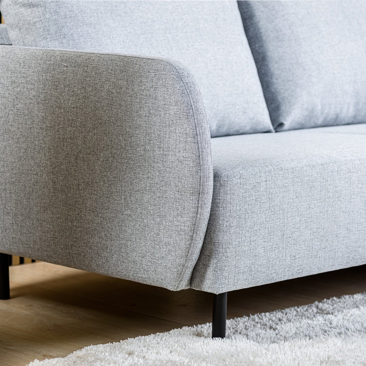 Hoekbank Rogers | Grijs Urban | Longchair L+R