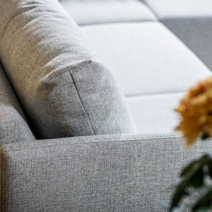 Hoekbank Rogers | Grijs Urban | Longchair L+R