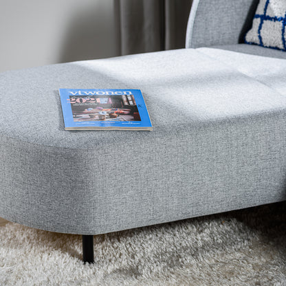 Hoekbank Rogers | Grijs Urban | Longchair L+R