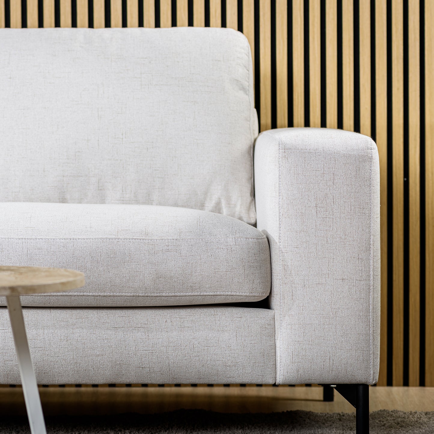 Hoekbank Tracy | Naturel Valente | Longchair L+R