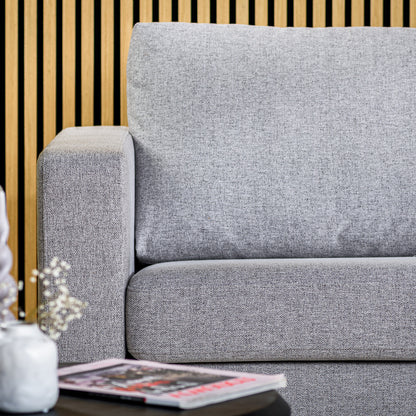 Hoekbank Oslo | Grijs Stof | Longchair L+R