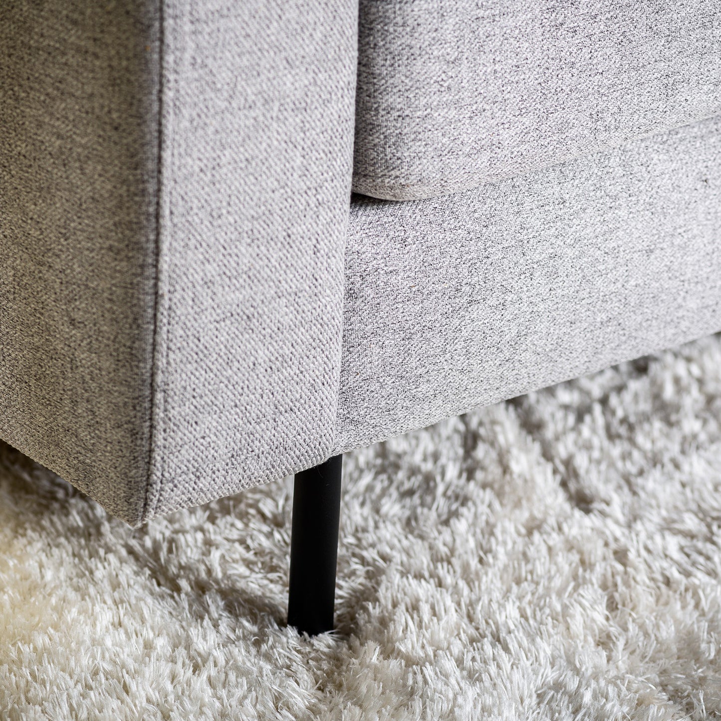 Hoekbank Oslo | Grijs Stof | Longchair L+R