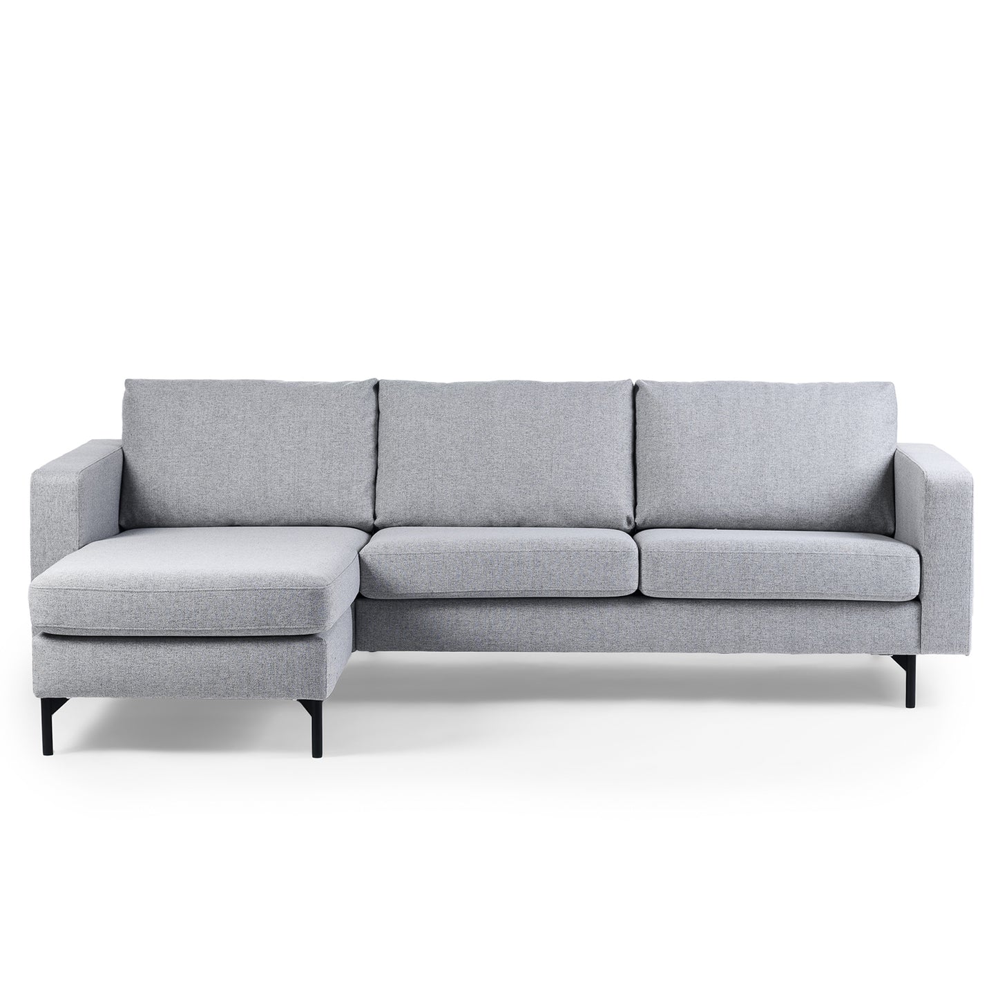 Hoekbank Oslo | Grijs Stof | Longchair L+R