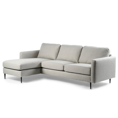 Hoekbank Denton | Beige Woven | Longchair L+R