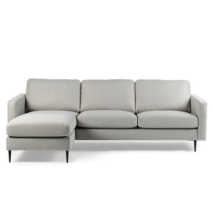 Hoekbank Denton | Beige Woven | Longchair L+R