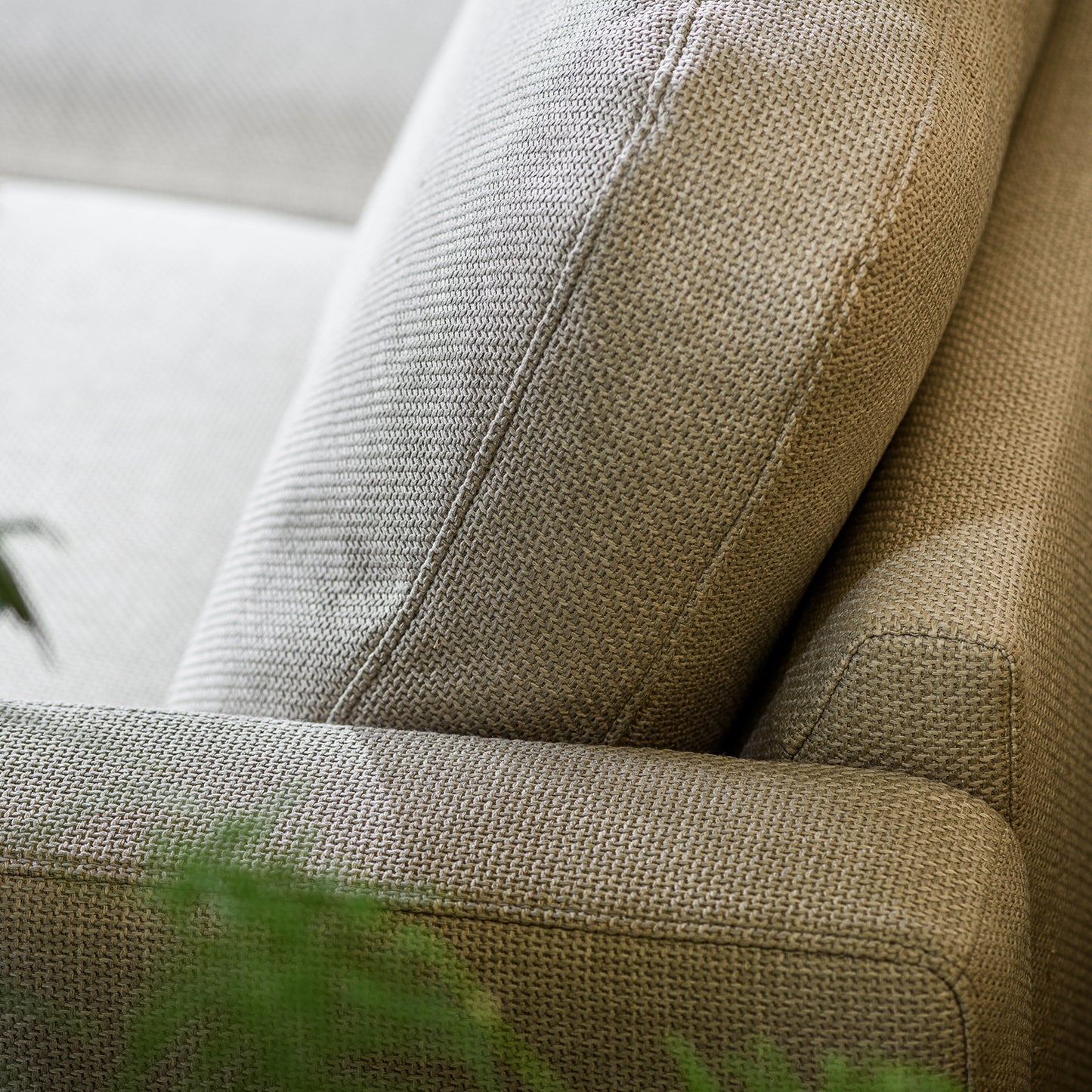 Hoekbank Denton | Beige Woven | Longchair L+R