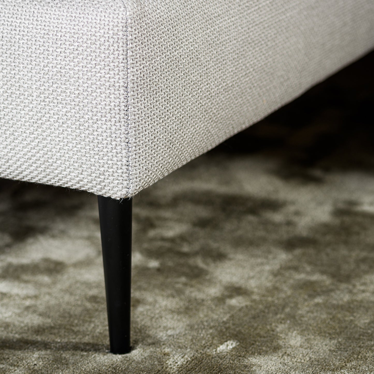 Hoekbank Denton | Beige Woven | Longchair L+R