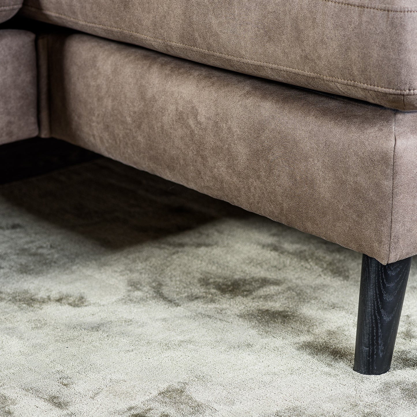 Hoekbank Manson | Taupe Savannah | Longchair L+R