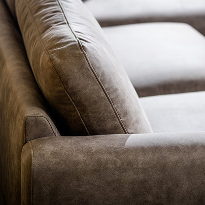 Hoekbank Manson | Taupe Savannah | Longchair L+R