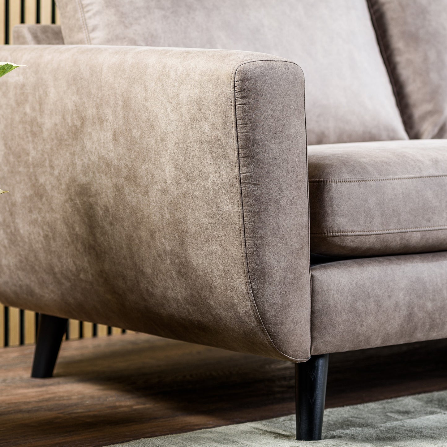 Hoekbank Manson | Taupe Savannah | Longchair L+R