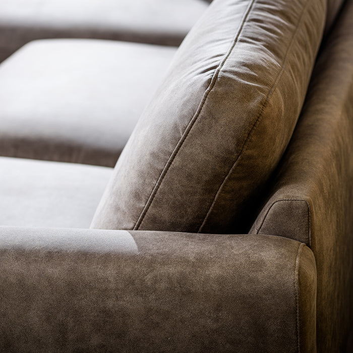 Hoekbank Manson | Taupe Savannah | Links of Rechts