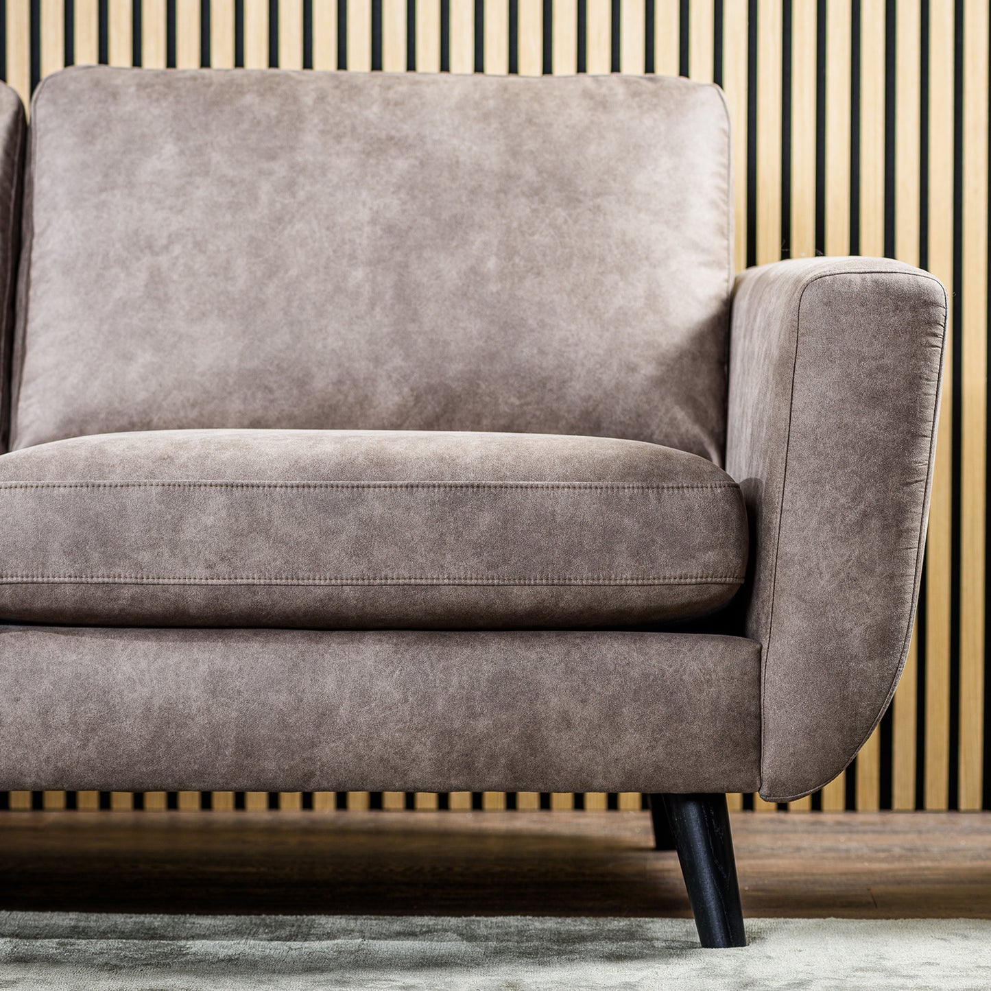 Hoekbank Manson | Taupe Savannah | Longchair L+R