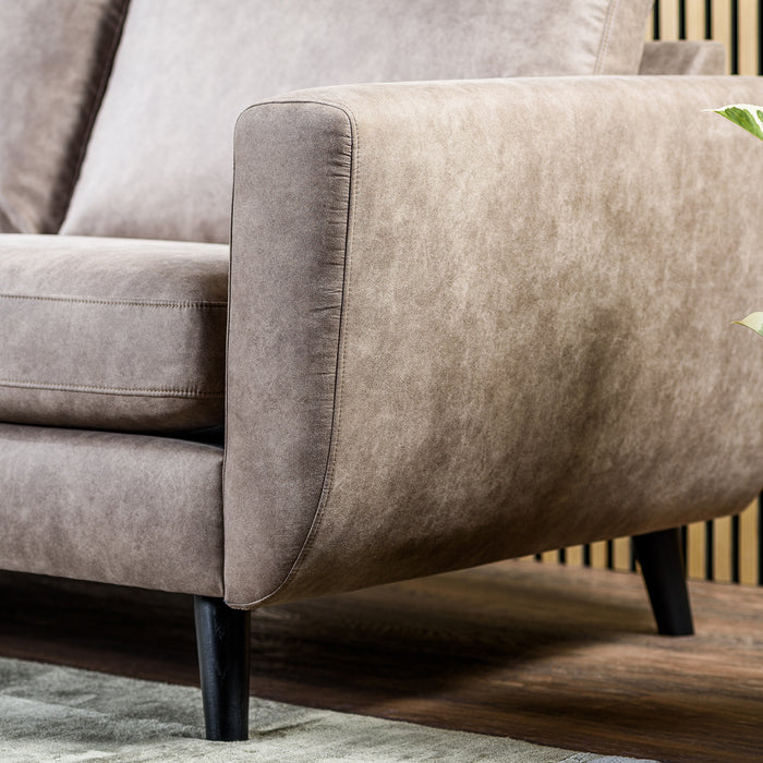 Hoekbank Manson | Taupe Savannah | Links of Rechts