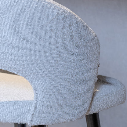 Barkruk Savoy | Kookeiland of Bartafel | Wit Bouclé