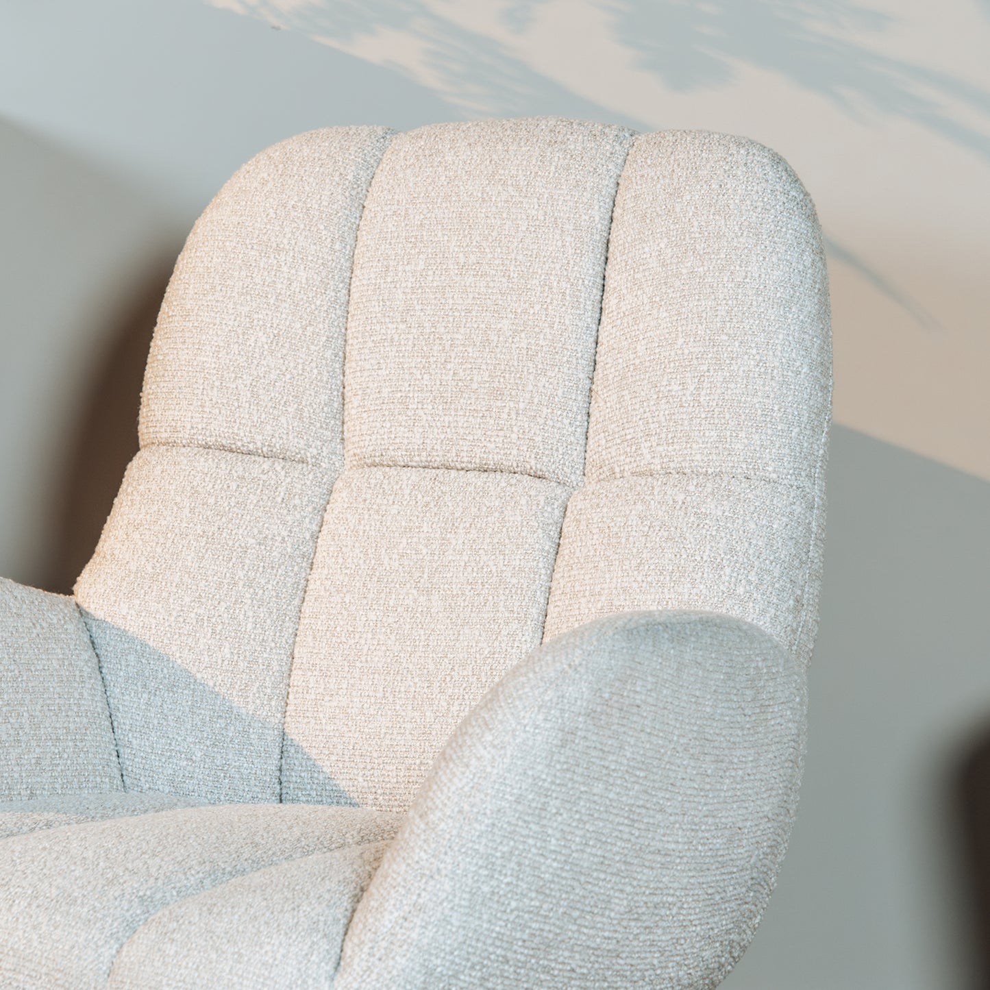 Draaifauteuil Elvis | Naturel Bouclé