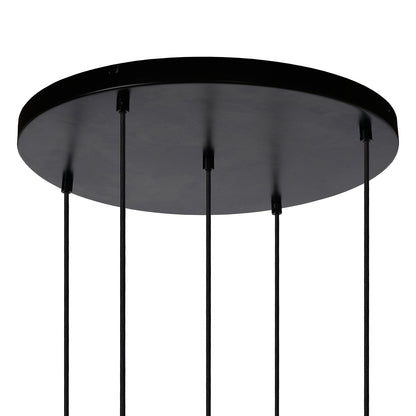 Hanglamp Joanet | 5 Lampen | Fumé