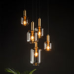Hanglamp Joanet | 5 Lampen | Fumé