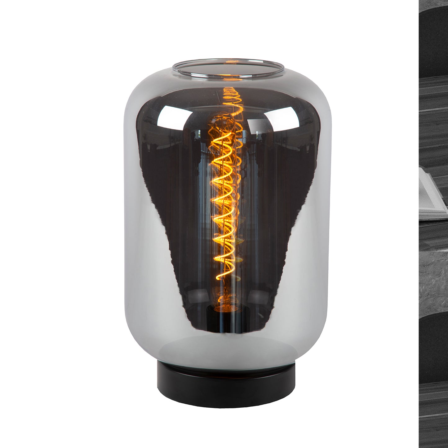 Tafellamp Joanet | Ø 22 cm | Fumé