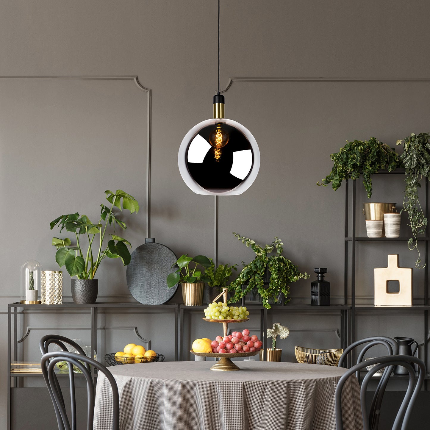 Hanglamp Julius |  Ø 40 cm | E27 | Fumé