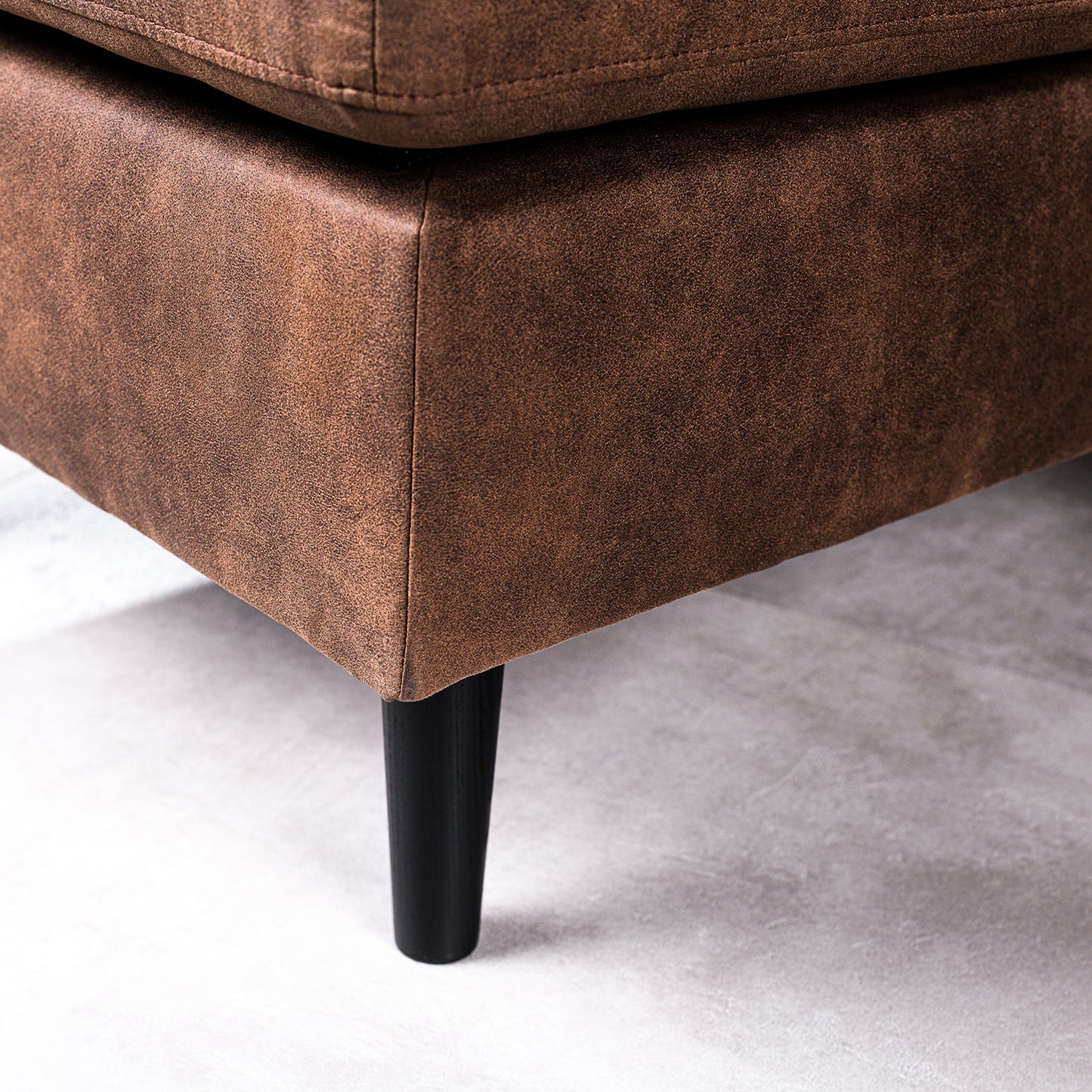 Hoekbank Lindsay | Bruin Savannah | Longchair L+R