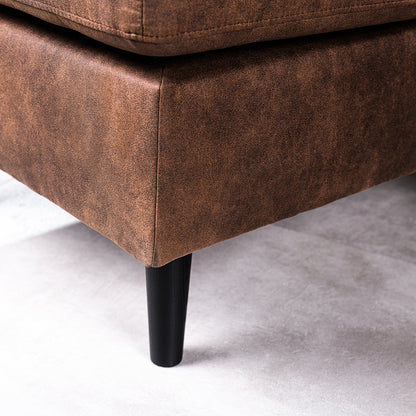 Hoekbank Lindsay | Bruin Savannah | Longchair L+R