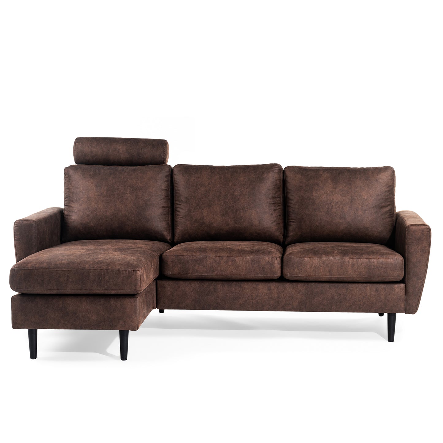 Hoekbank Lindsay | Bruin Savannah | Longchair L+R