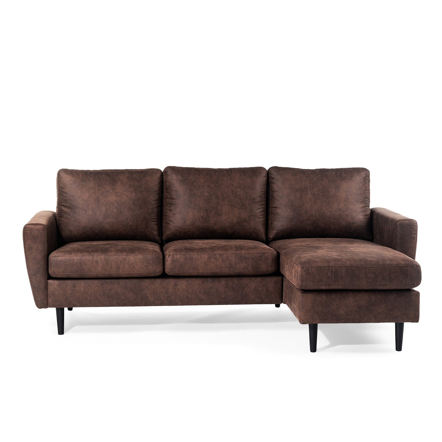 Hoekbank Lindsay | Bruin Savannah | Longchair L+R