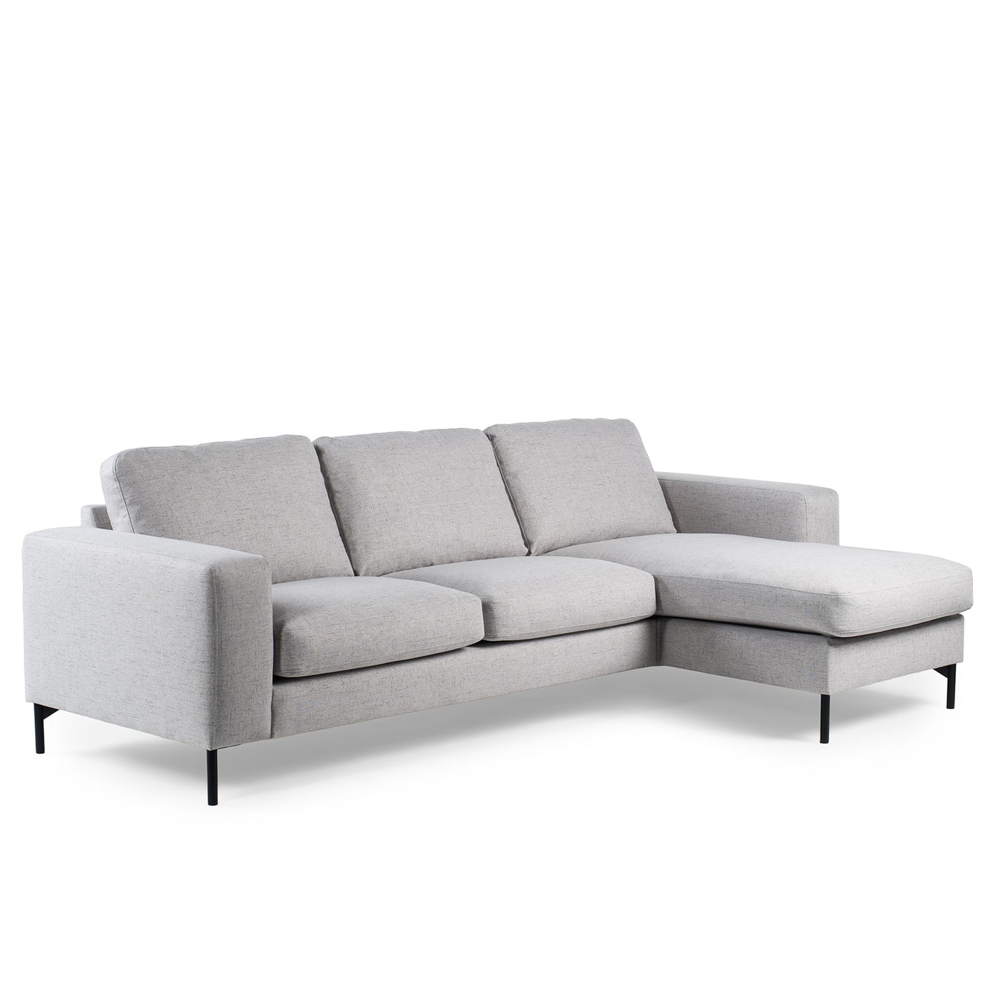 Hoekbank Tracy | Grijs Valente | Longchair L+R