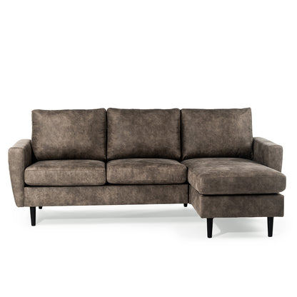 Hoekbank Lindsay | Taupe Savannah | Longchair L+R