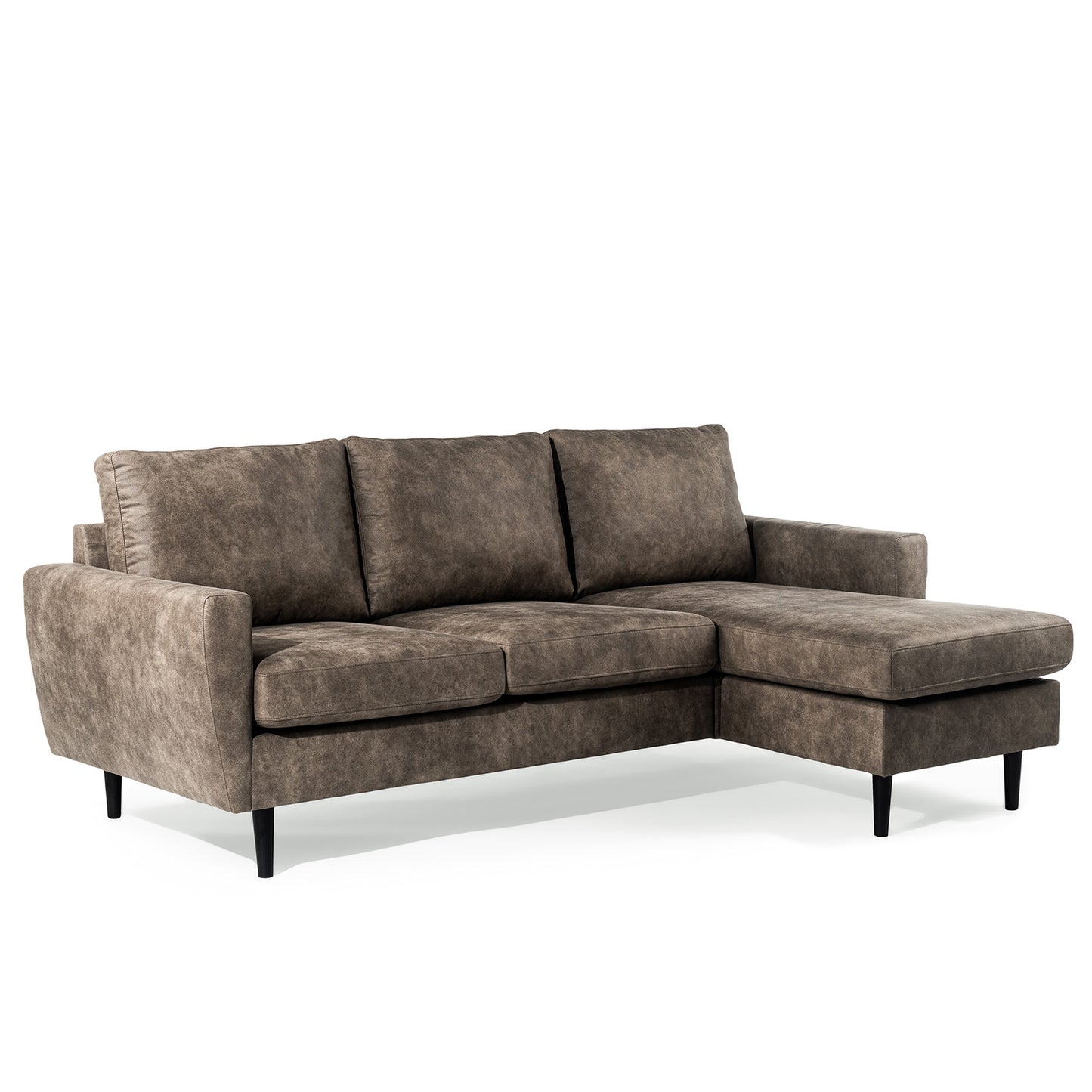 Hoekbank Lindsay | Taupe Savannah | Longchair L+R