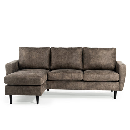 Hoekbank Lindsay | Taupe Savannah | Longchair L+R