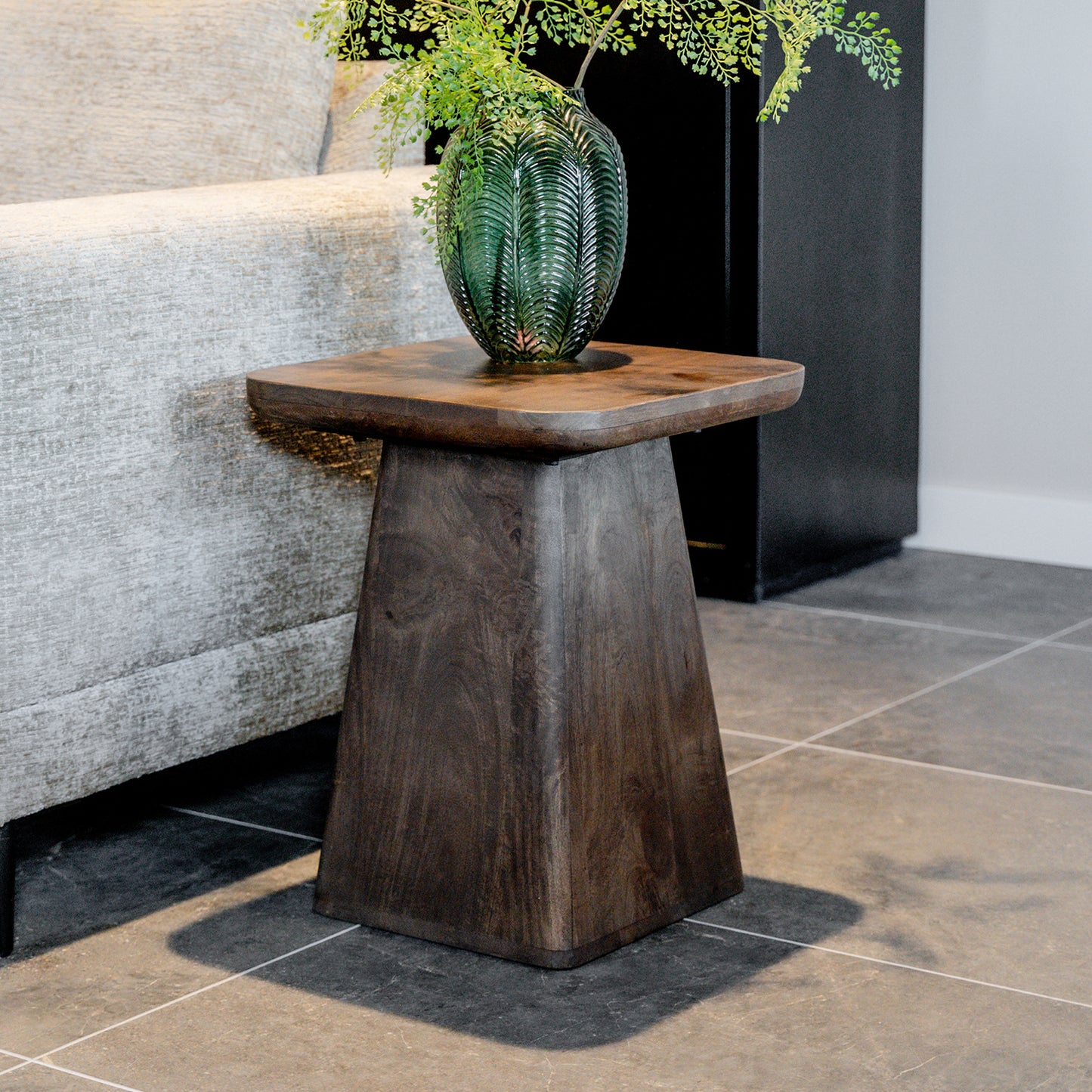 Bijzettafel Stockholm | Bruin Mangohout