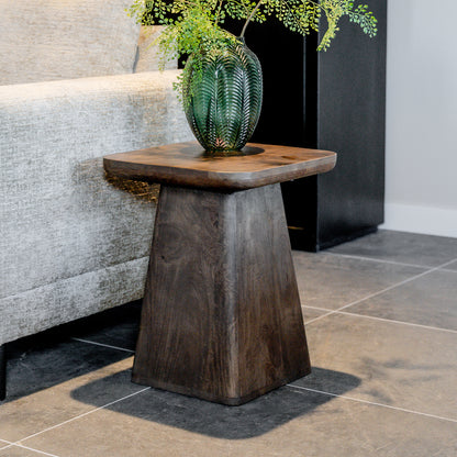 Bijzettafel Stockholm | Bruin Mangohout