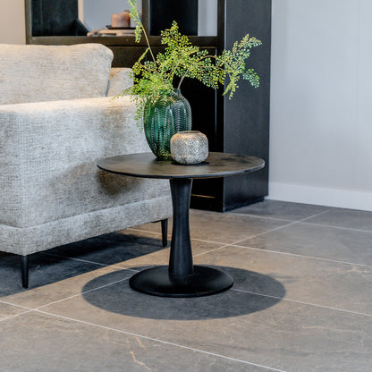 Bijzettafel Flare | Zwart Mangohout